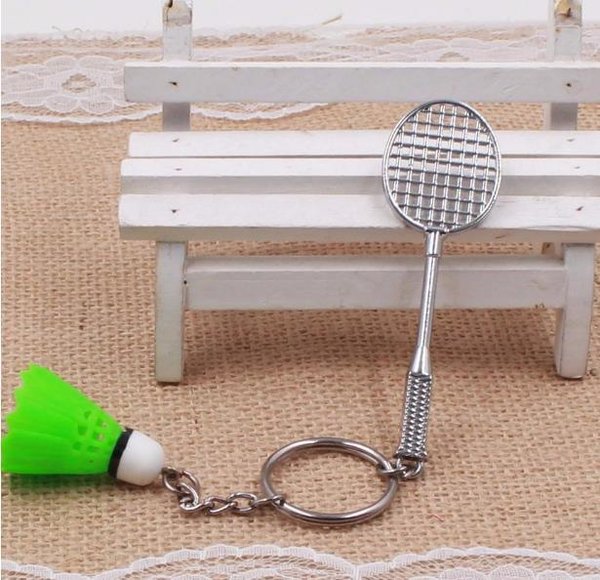Schlüsselanhänger Badminton