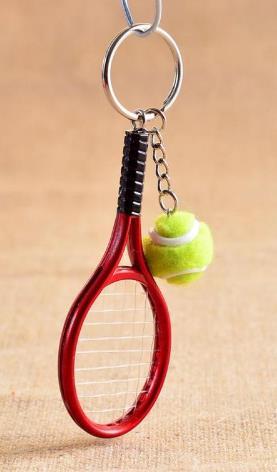Schlüsselanhänger Tennisschläger