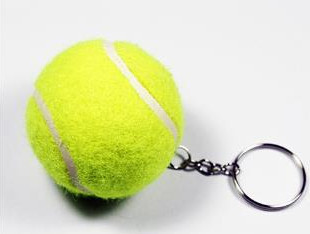 Schlüsselanhänger Tennisball Tennis