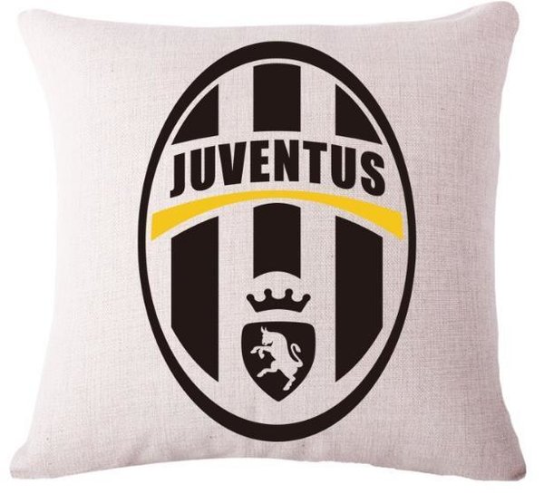 Juventus Turin Kissenbezug aus Leinen