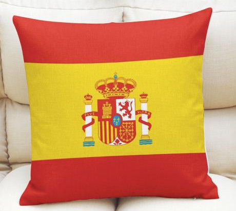 Kissenbezug Spanien Spain Leinen 45 x 45