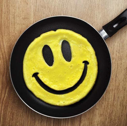 Smiley Emoji Pfannkuchen Form Pancake