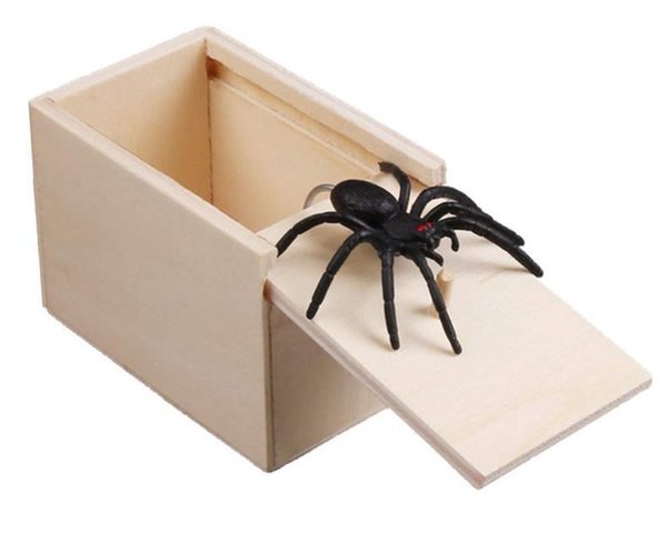 Spinne in Box Scherzartikel Prank Spider