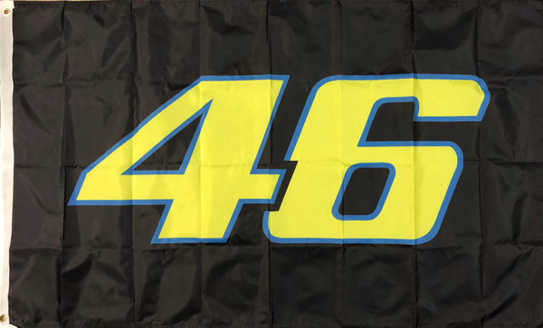 Fahne 46 Valentino Rossi 150 x 90 cm
