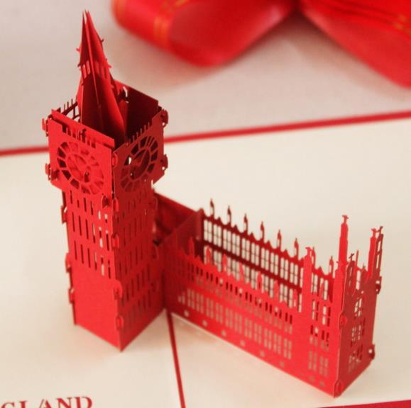 3D Big Ben of London Grusskarte