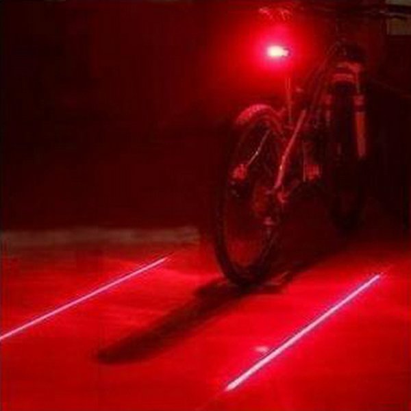 Fahrrad Rücklicht m Laser
