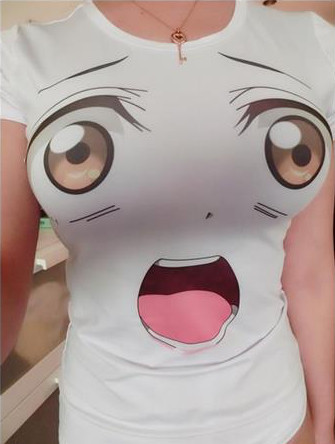 T-Shirt grosse Augen
