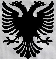 T-Shirt Albanien Doppeladler Rot Gr. L
