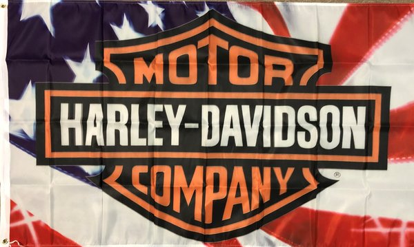 Harley Davidson Fahne U.S.A. 150 x 90 cm