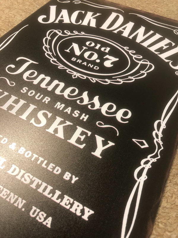 Jack Daniels Blechschild 20 x 30 cm
