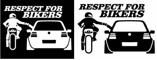 Respect for bikers JDM Sticker 