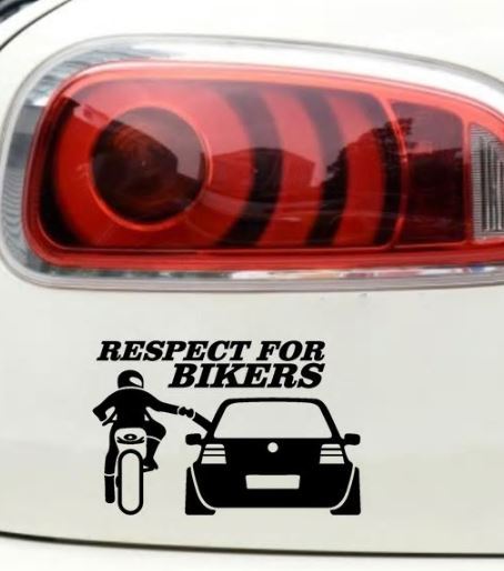 Sticker respect for Bikers