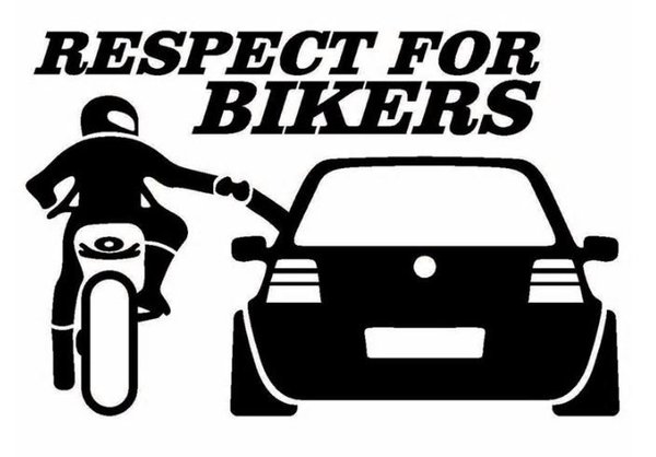 Sticker respect for Bikers