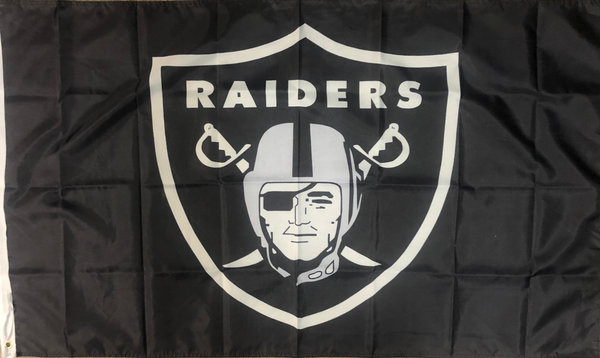 Fahne Las Vegas Raiders NFL 150 x 90 cm