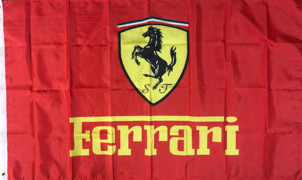 Fahne Ferrari rot 150 x 90 Auto Italien
