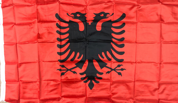 Albanien Fahne 150 x 90 cm Flag Flamur