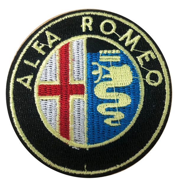 Badge Aufnäher Alfa Romeo Quadrifoglio