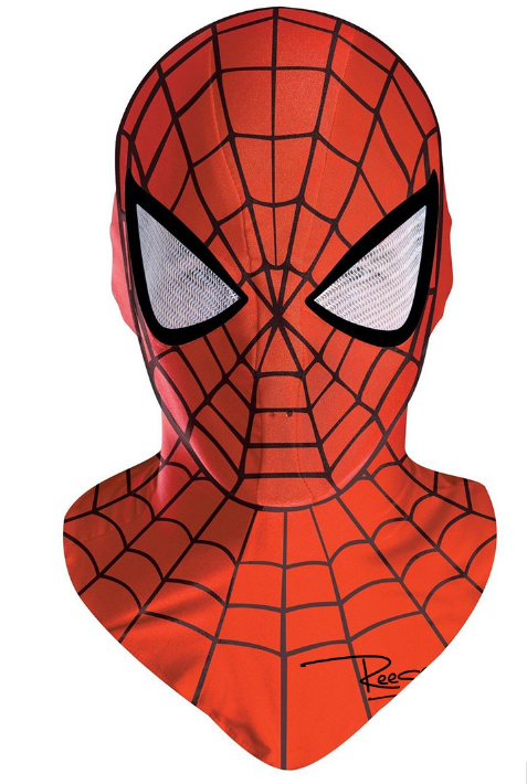 Spiderman Maske Stoff Spinne Kostüm