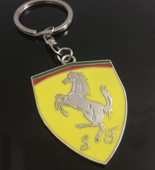 Ferrari Schlüsselanhänger Metall Ross