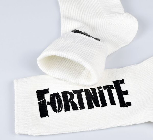 1 Paar Fortnite Socken Socks Weiss