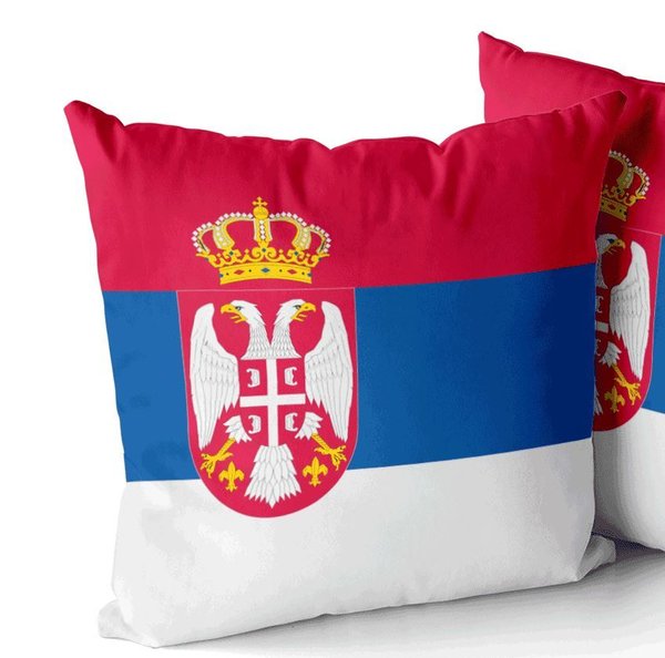 Serbien Kissenbezug Sofa Couch pillow