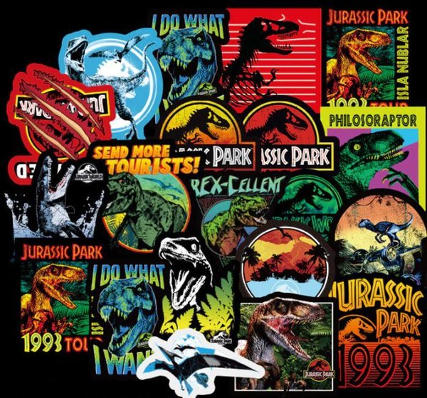 Jurassic Park World Stickerset DVD Video