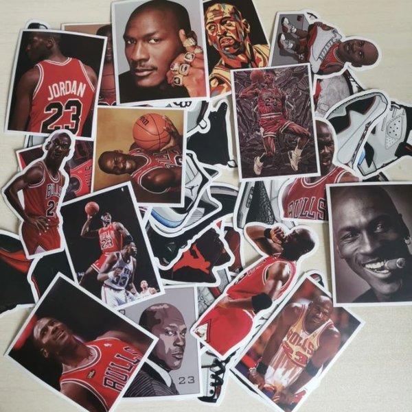 Stickerset Michael Air Jordan Basketball