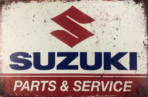 Suzuki Blechschild Metallschild GSXR
