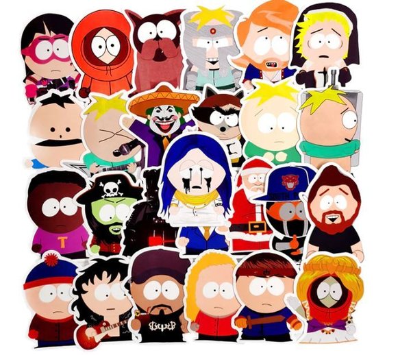 50 tlg Stickerset South Park Comic Kenny