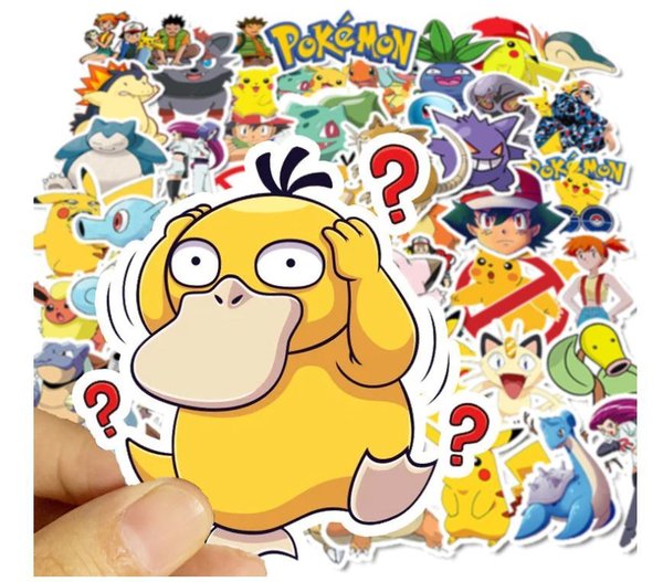 Pokemon Stickerset Stickerbomb Pikachu