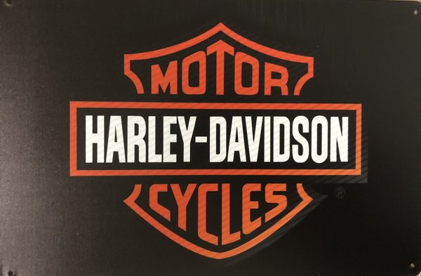 Blechschild Metallschild Harley Davidson
