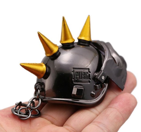 Schlüsselanhänger PUBG Helm mit Stacheln