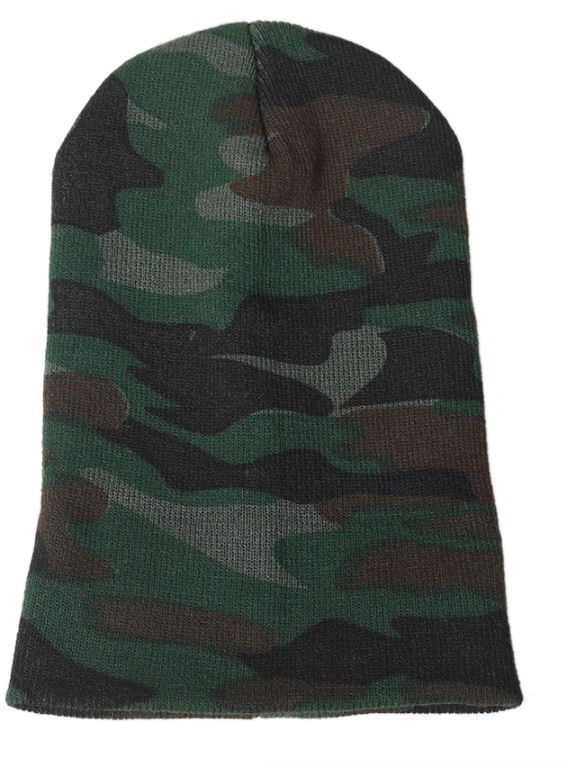 Camouflage Beanie gestickt genäht Army