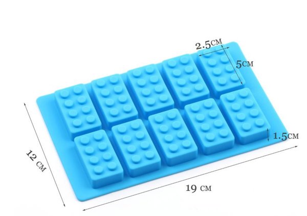 Eiswürfelbehälter Lego Steine Silikon