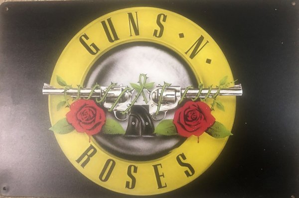 Guns'n'Roses Blechschild Metallschild