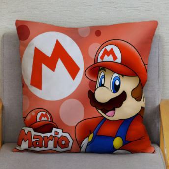 Super Mario Kissenbezug 45 x 45 pillow