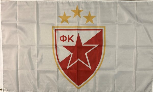 Roter Stern Belgrad Fahne 150 x 90 Flag
