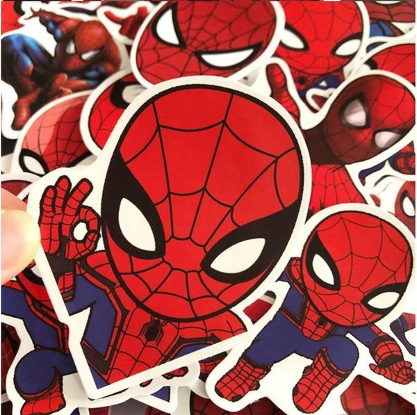 35 tlg Stickerset Spiderman Aufkleber