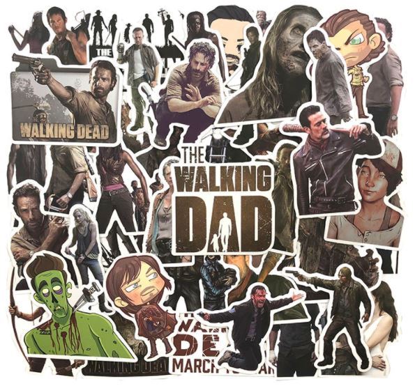 50 tlg Stickerset Walking Dead Zombie