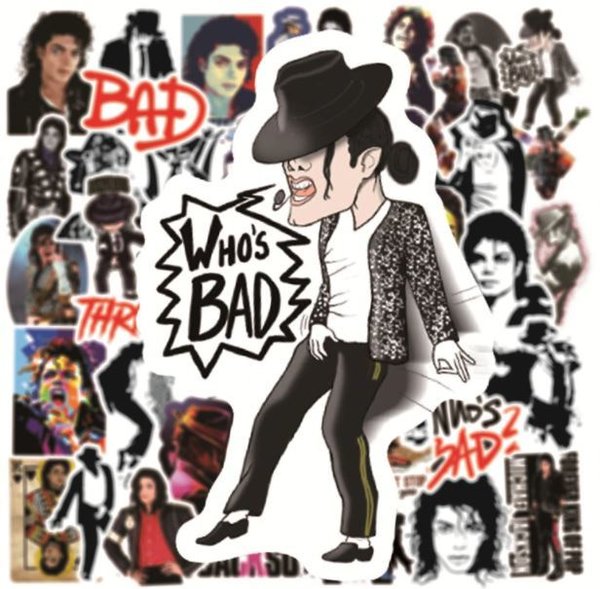 50 tlg Michael Jackson Stickerset Pop
