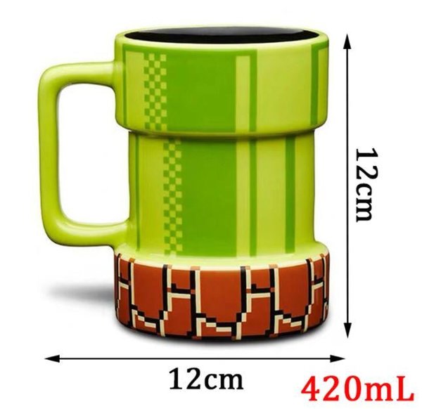 Super Mario Röhre Tasse Pipe Mug Kaffee