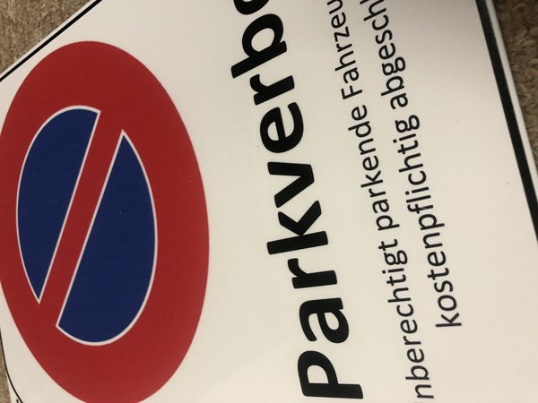 Parkverbot Schild Parkverbotsschild Sign