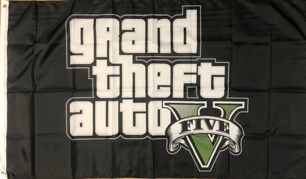 GTA V 5 Fahne Grand Theft Auto Rockstar