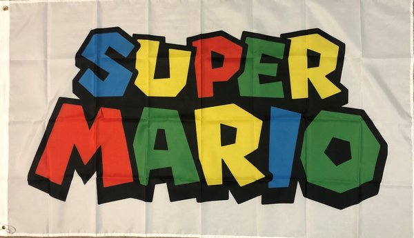Super Mario Fahne Game World 1 2 3 Bros