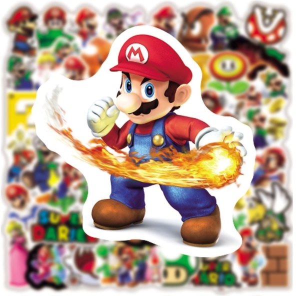 Super Mario Stickerset Stickerbomb NES 2