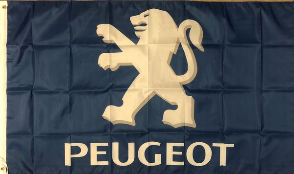 Peugeot Fahne 150 x 90 cm Frankreich 206