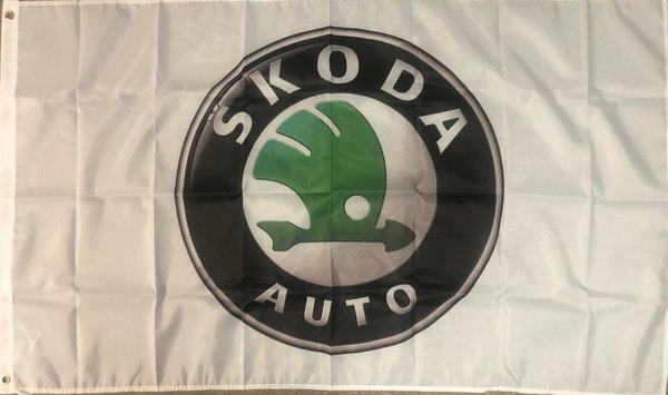 Skoda Fahne 150 x 90 cm Tschechien Auto
