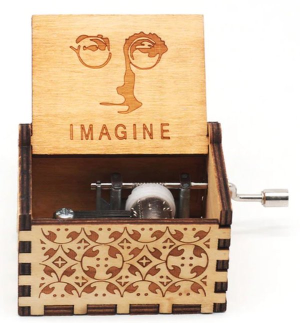 Mini Drehorgel John Lennon Imagine Orgel