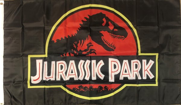 Jurassic Park Fahne 150 x 90 Dinosaurier