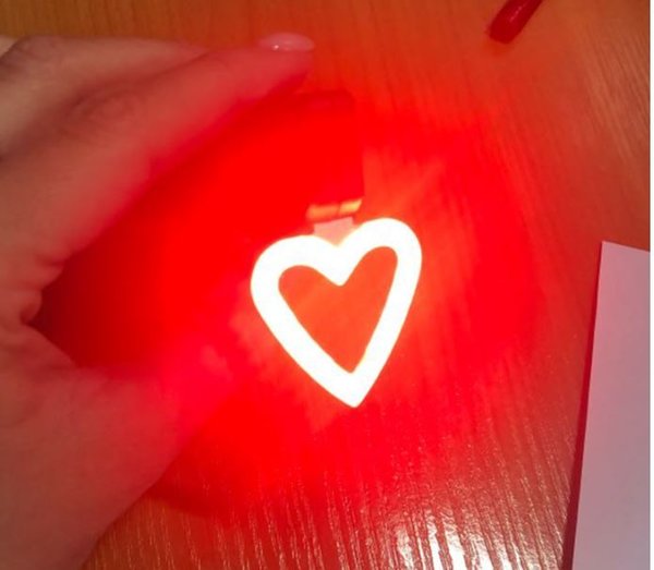 LED Fahrradlicht Herz Velolicht Heart